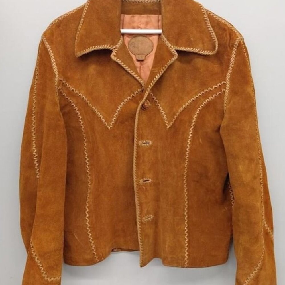 Vintage Suede Jacket - Whipstitch. Handmade